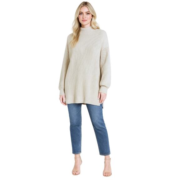 WeWoreWhat Oversize Crew neck Sweater L/XL NWT - Picture 1 of 7